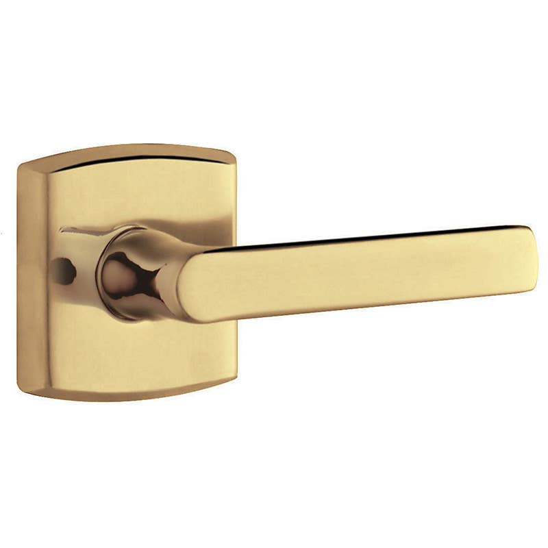 Baldwin Estate 5485V Door Lever w/ R026 Rose, 2 3/8" Backset
