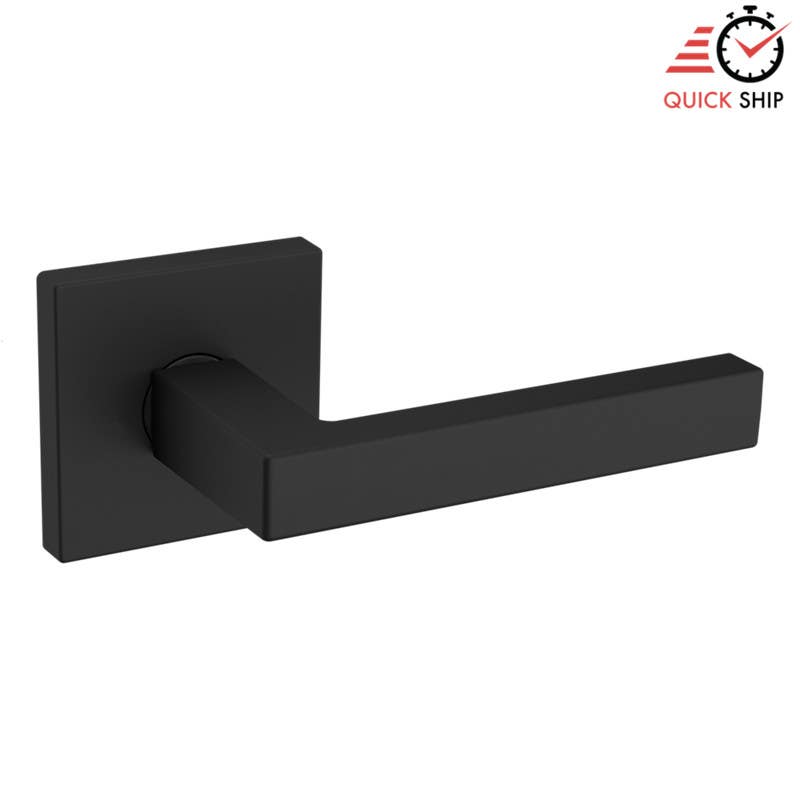 Baldwin Estate L023 Door Lever w/ R017 Rose, 2 3/8" Backset