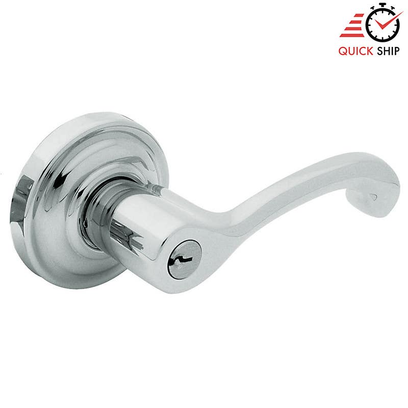 Baldwin Estate 524 Classic Door Lever w/ Classic Rose