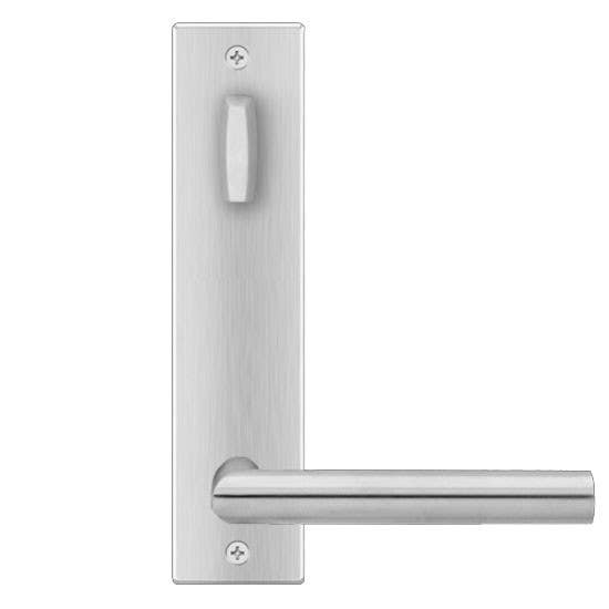 Karcher Design UEL28 Rhodos Tubular Entry Set w/ Escutcheon Plate, Lever/Lever