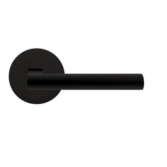 Karcher Design UEPL45 Madeira Lever Set w/ Plan Design Rose 2 9/16", For Pre-Bored Door (2 1/8")