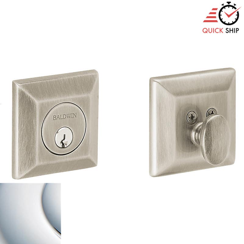 Baldwin Estate 8254 , 8255 Squared Deadbolt - 2 1/8" Door Prep