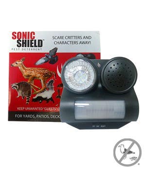 Bird B Gone MMSS-GRD-D Sonic Shield Pest Repellent with Guard Dog Sound