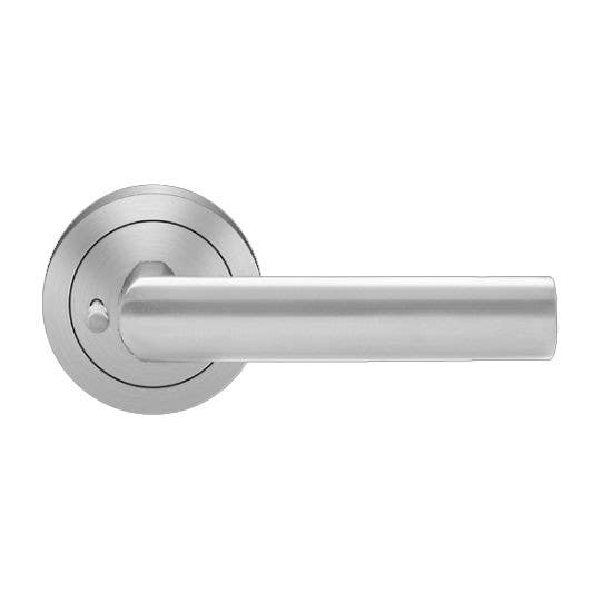 Karcher Design UER14 Iceland Lever Set w/ 3-Piece Rose 2 5/8", For Pre-Bored Door (2 1/8")