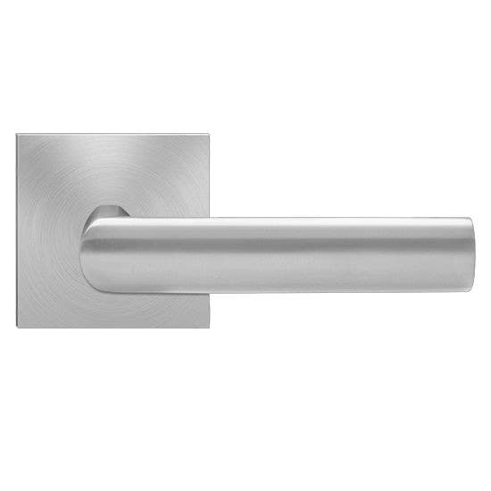 Karcher Design UEPL14 Iceland Lever Set w/ Plan Design Rose 2 9/16", For Pre-Bored Door (2 1/8")
