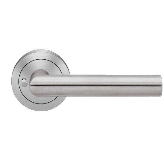 Karcher Design UER18 Rhodos XL Lever Set w/ 3-Piece Rose 2 5/8", For Pre-Bored Door (2 1/8")