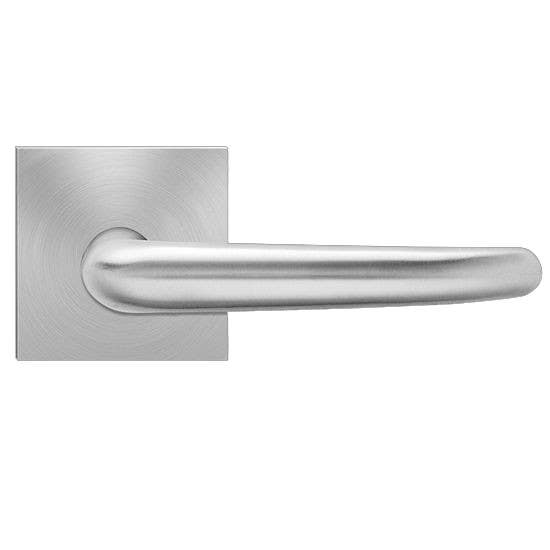 Karcher Design UEPL22 Elba Lever Set w/ Plan Design Rose 2 9/16", For Pre-Bored Door (2 1/8")