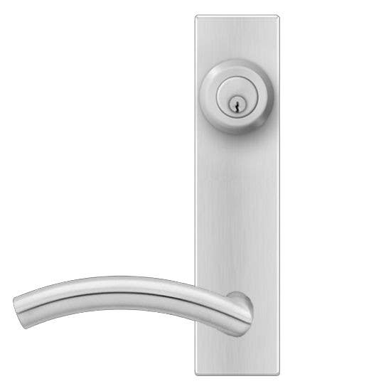 Karcher Design UEL30 Corsica Tubular Entry Set w/ Escutcheon Plate, Lever/Lever