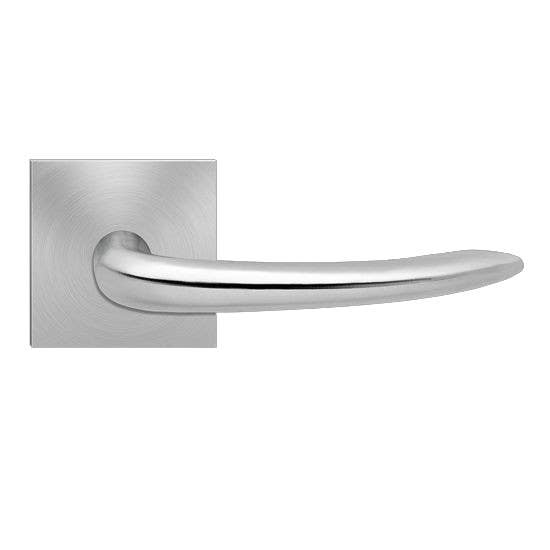 Karcher Design UEPL19  Lever Sets "Jersey" For Pre-Bored Door(2 1/8"),Satin Stainless Steel