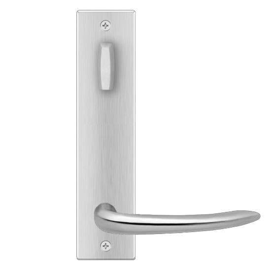 Karcher Design UEL19 Lever Handle Sets "Jersey" Tubular Entry Set - Lever/Lever (Entry, 5 1/2" Ctc),Satin Stainless Steel
