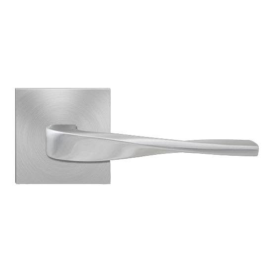Karcher Design UEPL88 Nevada Lever Set w/ Plan Design Rose 2 9/16", For Pre-Bored Door (2 1/8")