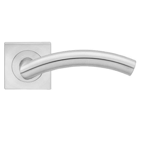 Karcher Design ER30 Corsica Lever Set w/ 3-Piece Rose 2-1/16", For Custom Bored Door