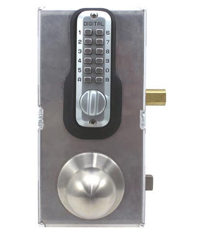 Lockey GB210PLUSDC Gate Kit Includes GB210 Gate Box, M210DC Keyless Deadbolt, Double Combination