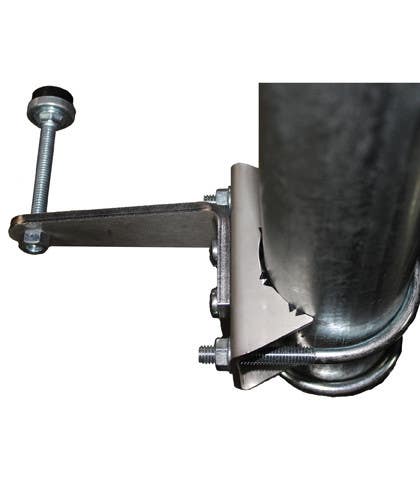 Lockey GS-LINX Gate Stop for Chain Link Gates, Prevents From Opening Past 90 Degree