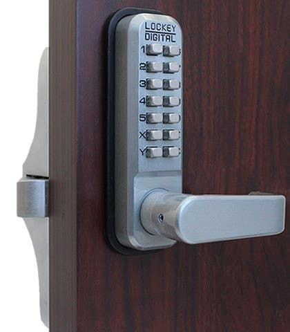Lockey 285P Mechanical Keyless Lever With Passage Function