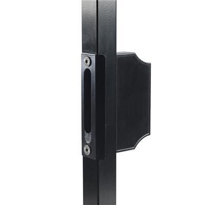Locinox SPKZ-TK-50-ALUM Insert Keep & Ornamental Counterbox For Square Profiles Of 2"