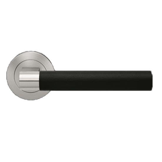 Karcher Design ERM45 Madeira Lever Set w/ Mortise Rose 2 3/8", Trim Only, For Custom Bored Door