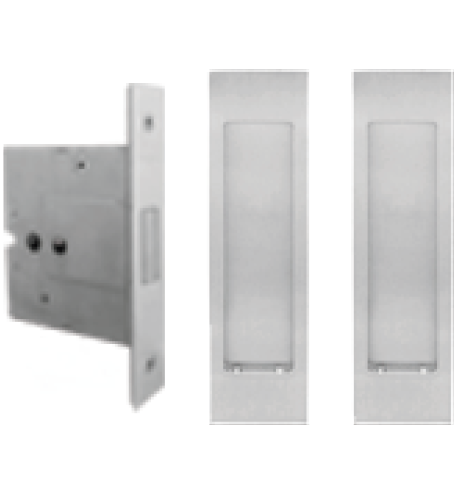 INOX PD5000 Interior Mortise Lockset w/ FH29 Arc Flush Pull