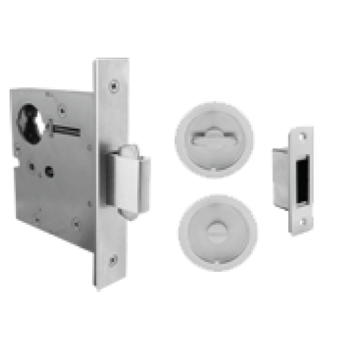 INOX PD5000 Interior Mortise Lockset w/ FH22CF Luna Concealed Fixing Flush Pull