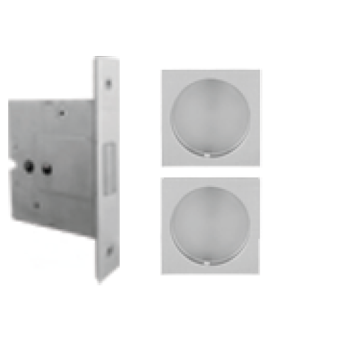 INOX PD5000 Interior Mortise Lockset w/ FH23 Urban Flush Pull