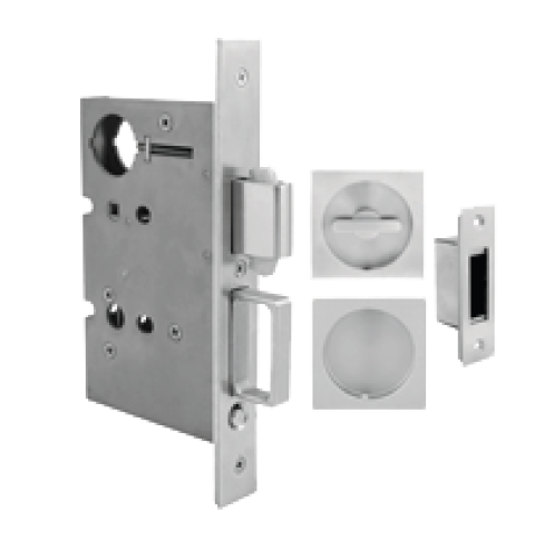 INOX PD8000 Interior Mortise Lockset w/ FH23CF Urban Concealed Fixing Flush Pull & TT06 Thumbturn