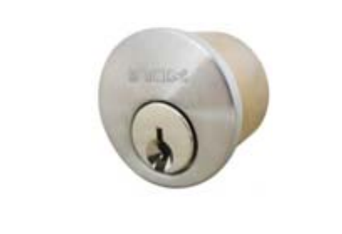 INOX CR Rim Cylinders 1" Schlage C Keyway, 5 Pin with Tailpiece