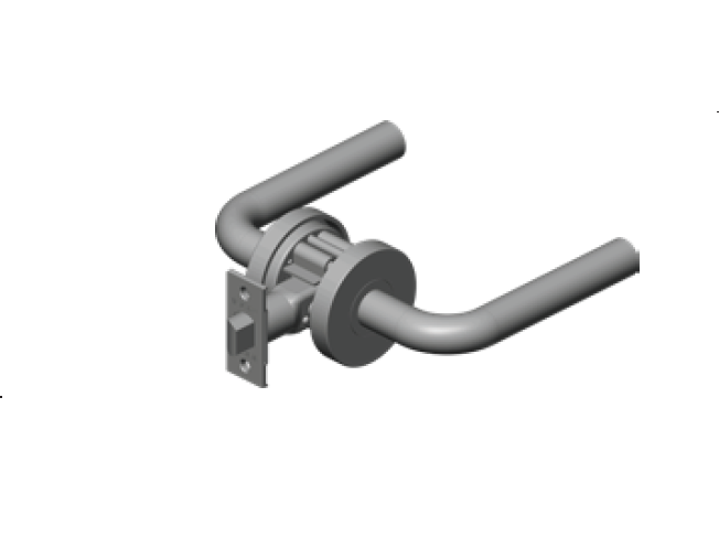 INOX TL4 Interior Tubular Lockset, RA / SE Rose, Group A, Quick Ship