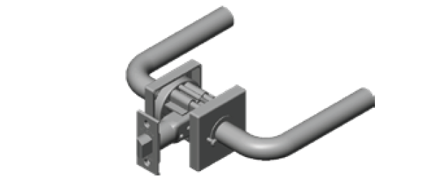 INOX TL4 Interior Tubular Lockset, RA / SE Rose, Group B, Quick Ship