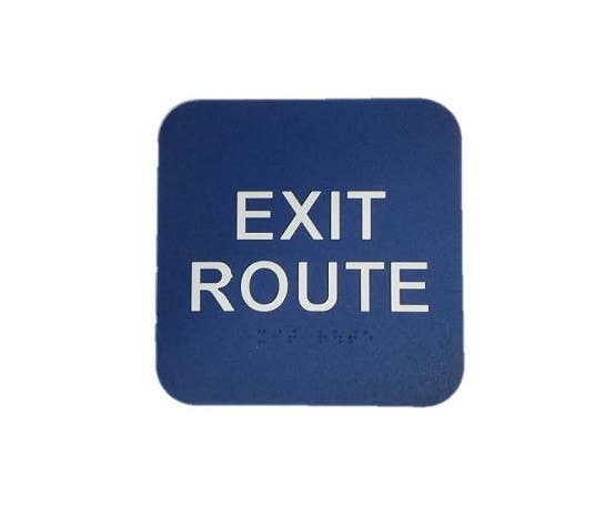 Don-Jo HS 90 Exit Route Sign