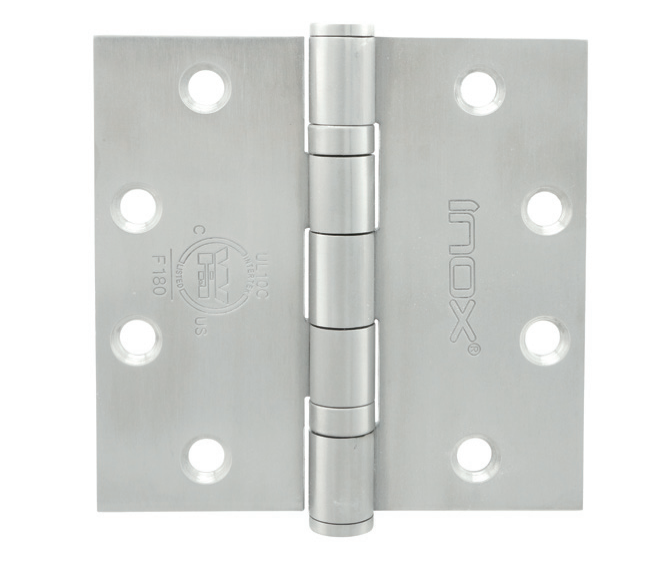 INOX HG8112 3 Knuckle Bearing, Steel Concealed Hinge, Square Corner