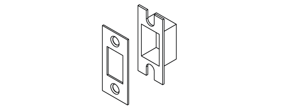 INOX PB1-FSP Faceplate Privacy Bolt