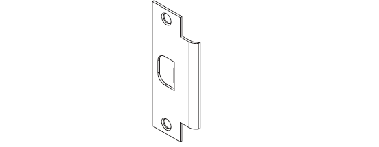 INOX LSR-ASA Square Corner ASA Strike