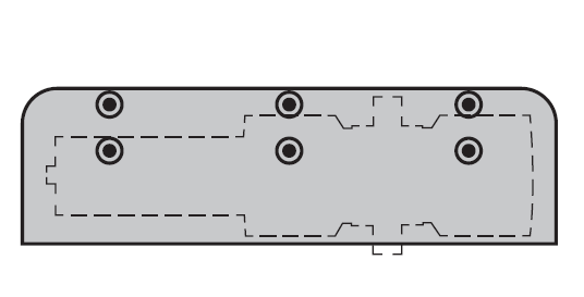 INOX DCDP90 Drop Plate for DC9016 Door Closer