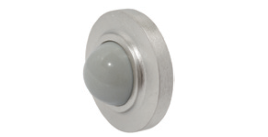 INOX DS406 Convex Wall Stop, Satin Chrome