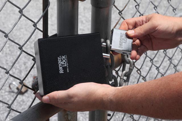 Ranger Lock RGCS-0L Standard Chain Lock Guard, Combo Pack