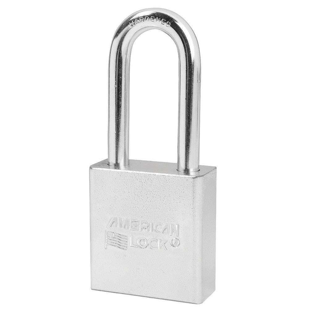 American Lock A5201D Solid Steel Padlock, 2" Shackle, Commercial Carded