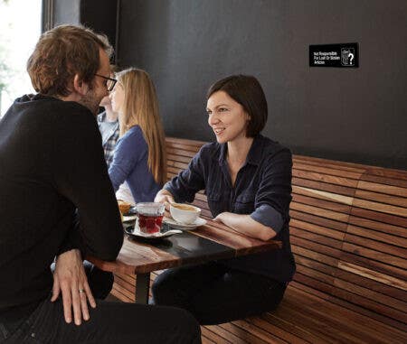 Alpine Industries ALPSGN-14 Not Responsible for Lost or Stolen Articles Sign, 3"x9"