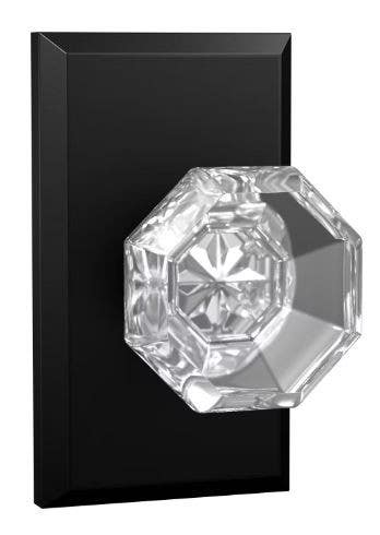 Delaney BV925-1 Bravura Bancroft Grade 2 Crystal Knob with Rectangle Trim