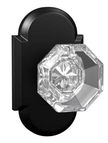 Delaney BV925 Bravura Bancroft Grade 2 Crystal Knob with Arched Trim
