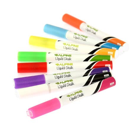 Alpine Industries ALP497-8 Set of 8 Color Markers for LED Board Series and A-frame Board Series
