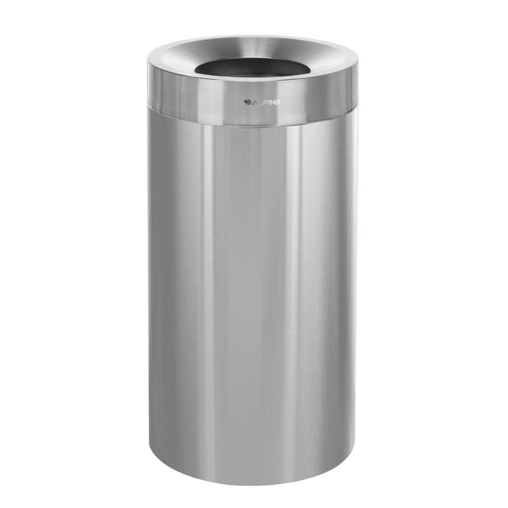 Alpine Industries ALP475 Stainless Steel Indoor Trash Can