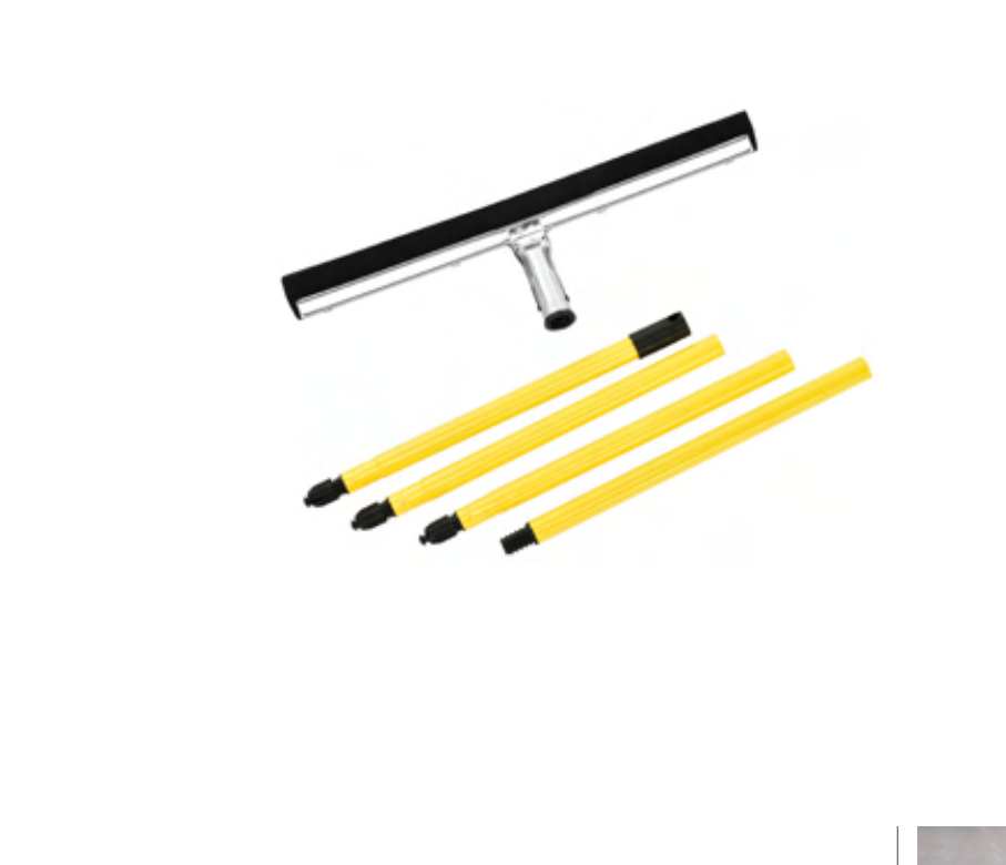 Alpine Industries ALP440 Standard Floor Squeegee, Dual Moss