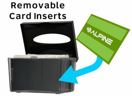 Alpine Industries ALP4332 Tabletop Interfold Napkin Dispenser