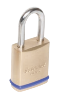 CCL 76012 760 Padlock, 1-3/4" Brass Body, SFIC-Interchangeable Core W/O Core, 1-1/2" Molybdenum Shackle