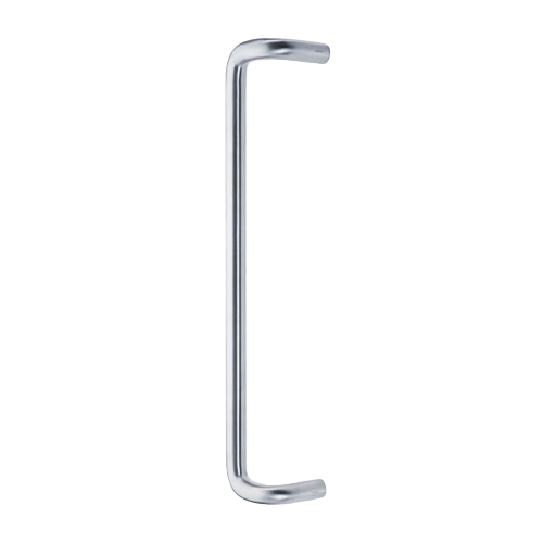 Modric 6598C 419x65x19mm Cranked Pull Handle 400mm Centres, Satin Stainless Steel