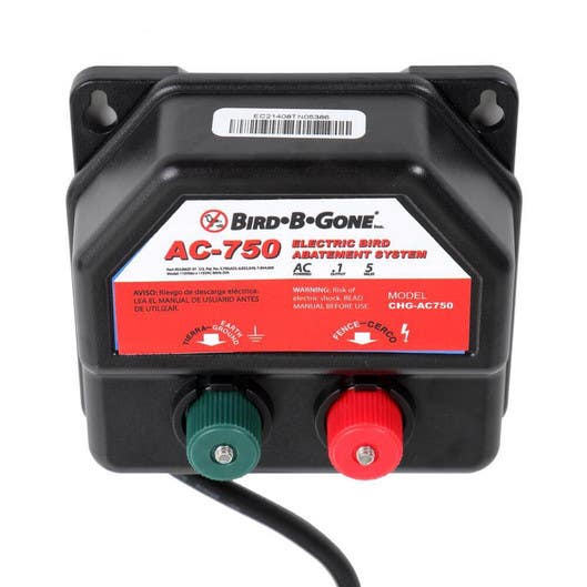 Bird B Gone CHG-AC750 Elec. Bird Avert. System: 750 AC Energizer