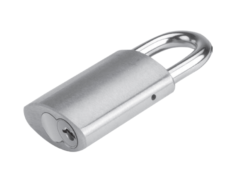 PDQ PL-1 IC Padlock, Shackle-1-3/4" x 1-1/8", Keying-KD