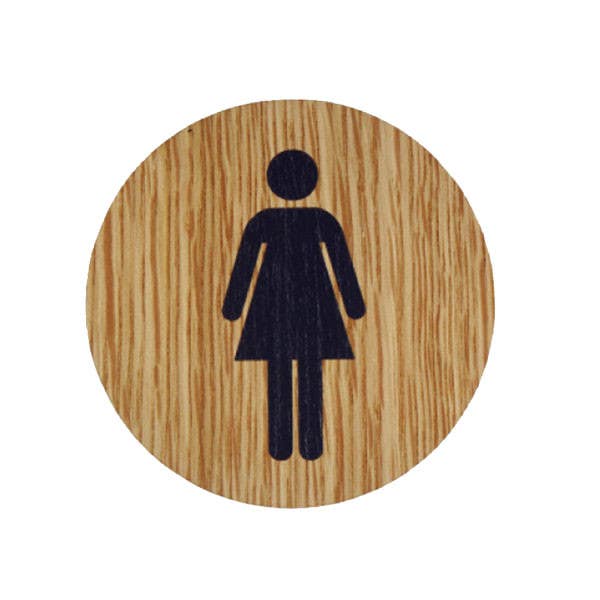 Modric HO88 Series Holt Signage Disk, European Oak