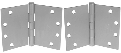 PBB WTPB81 5-Knuckle Standard Weight Wide Throw Plain Bearing Steel Hinge, Full Mortise