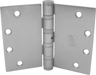 PBB WT4B51 Wide Throw Heavy Weight Four Bearing Stainless Steel Hinge, Full Mortise